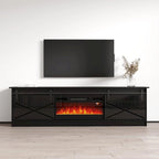 Granero BL-EF Electric Fireplace 79 TV Stand