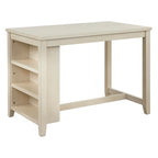 Table de rangement hauteur comptoir avec étagères ouvertes de style fermier