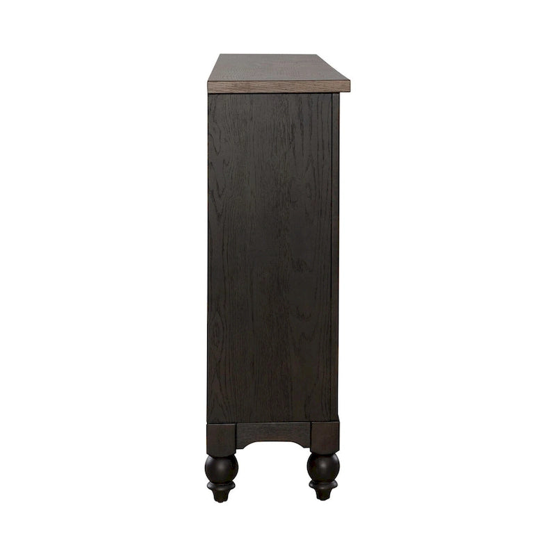 Buffet de couloir style ferme avec tiroirs et portes d'armoire