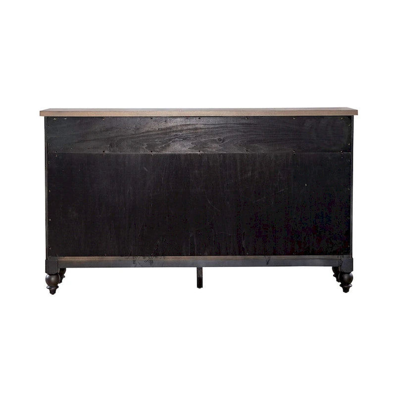 Buffet de couloir style ferme avec tiroirs et portes d'armoire