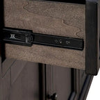 Buffet de couloir style ferme avec tiroirs et portes d'armoire