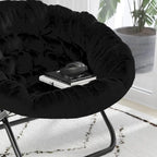 Chaise soucoupe pliante surdimensionnée – Extra large et rembourrée