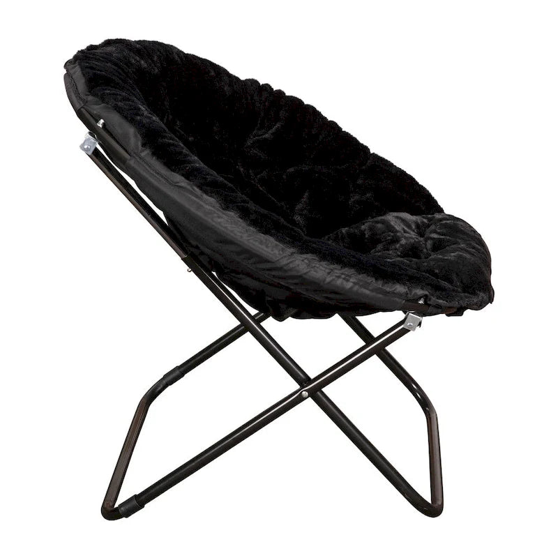 Chaise soucoupe pliante surdimensionnée – Extra large et rembourrée