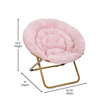 Chaise soucoupe pliante surdimensionnée – Extra large et rembourrée