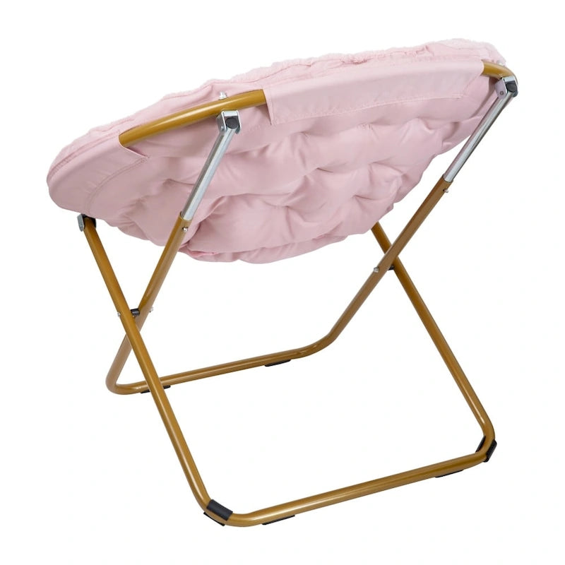 Chaise soucoupe pliante surdimensionnée – Extra large et rembourrée