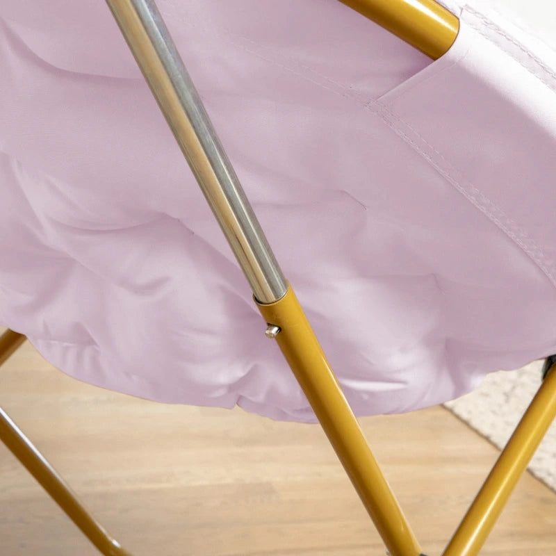 Chaise soucoupe pliante surdimensionnée – Extra large et rembourrée