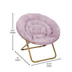 Chaise soucoupe pliante surdimensionnée – Extra large et rembourrée
