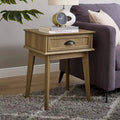 Table d'appoint haute avec tiroir à extension complète et concentrateur USB intégré