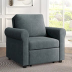 Fauteuil-lit convertible 3-en-1 – Canapé, chaise longue et lit avec dossier réglable