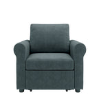 Fauteuil-lit convertible 3-en-1 – Canapé, chaise longue et lit avec dossier réglable