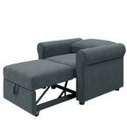 Fauteuil-lit convertible 3-en-1 – Canapé, chaise longue et lit avec dossier réglable