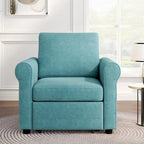 Fauteuil-lit convertible 3-en-1 – Canapé, chaise longue et lit avec dossier réglable