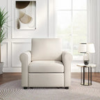 Fauteuil-lit convertible 3-en-1 – Canapé, chaise longue et lit avec dossier réglable
