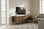 Art Deco TV Stand Wide Angle View