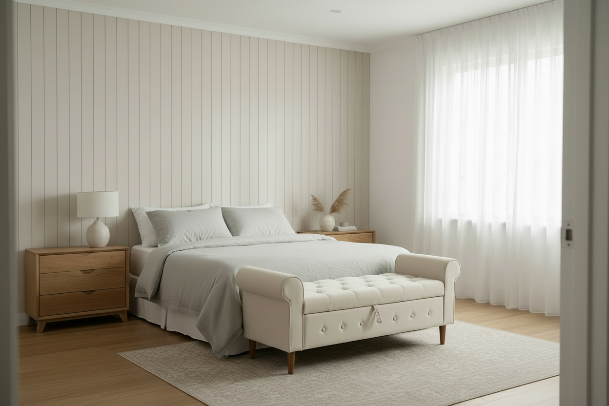 Chambre sans cadre de porte