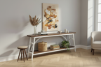 Console table vue éloignée