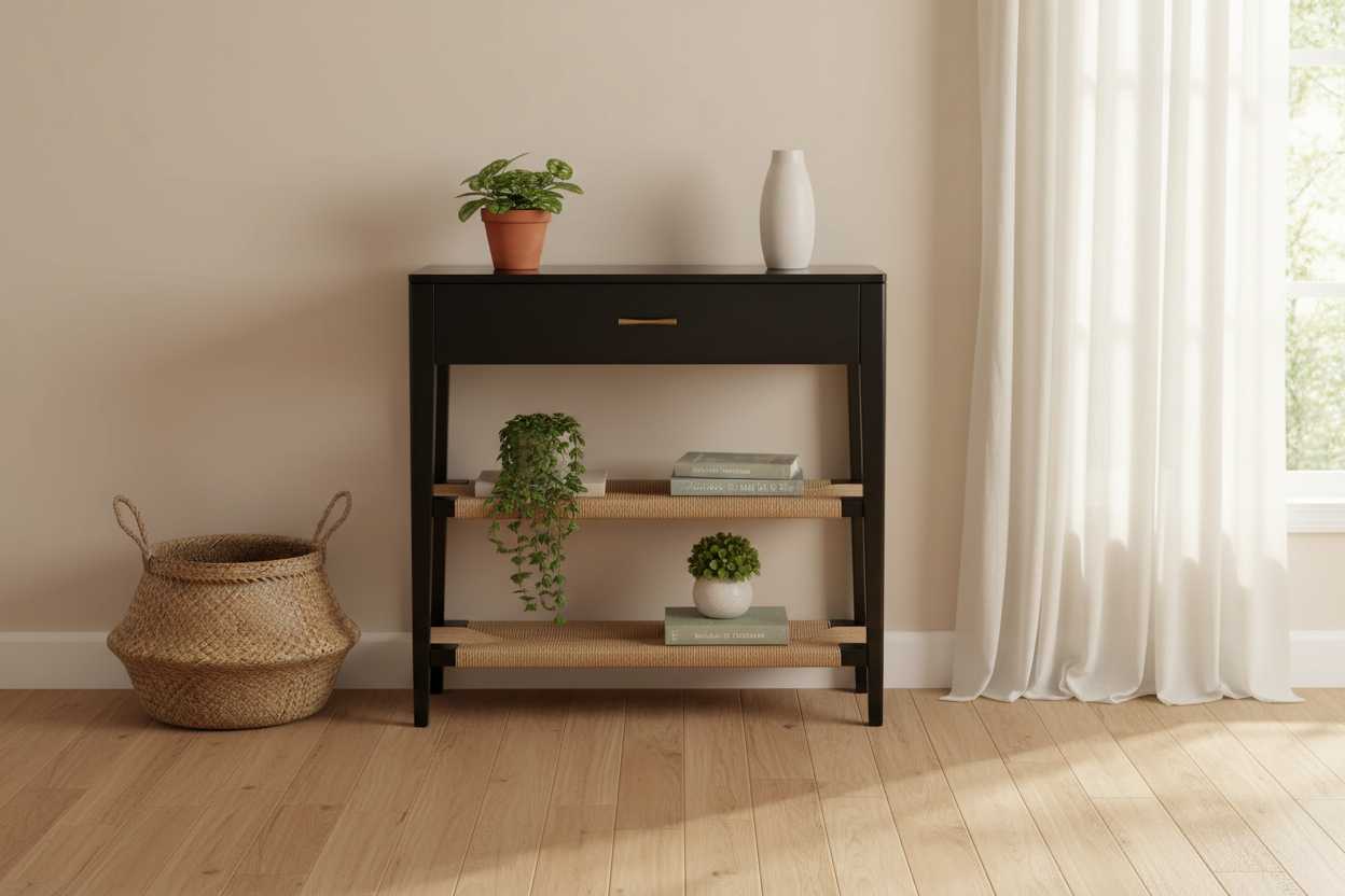 Modern Bohemian Console Table – Interior Scene